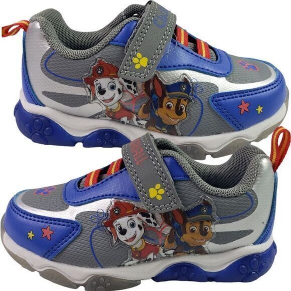 New Paw Patrol Toddler Boys' Slip-On Sneakers Size 11, Blue, Multicolor (19 Cms)